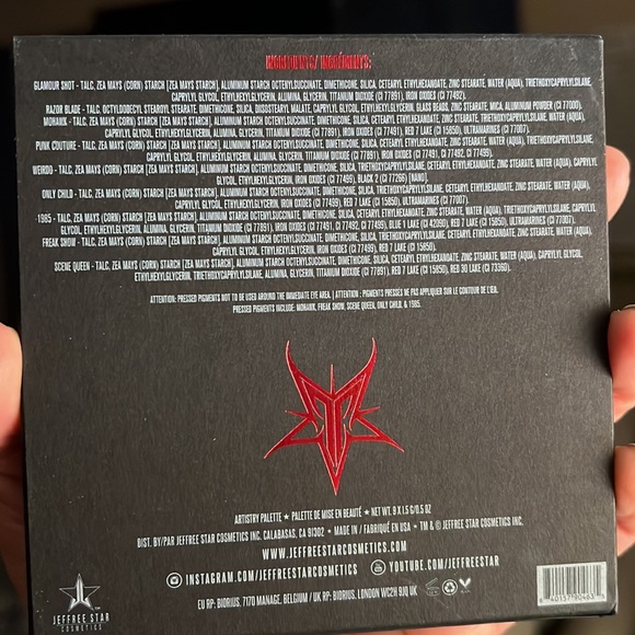 Jeffree Star Weirdo Palette Nine Eyeshadow Shades Limited Edition - Picture 6 of 7